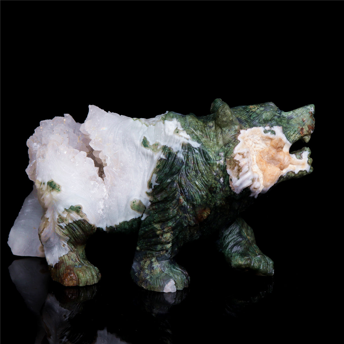 crystal bear figurine