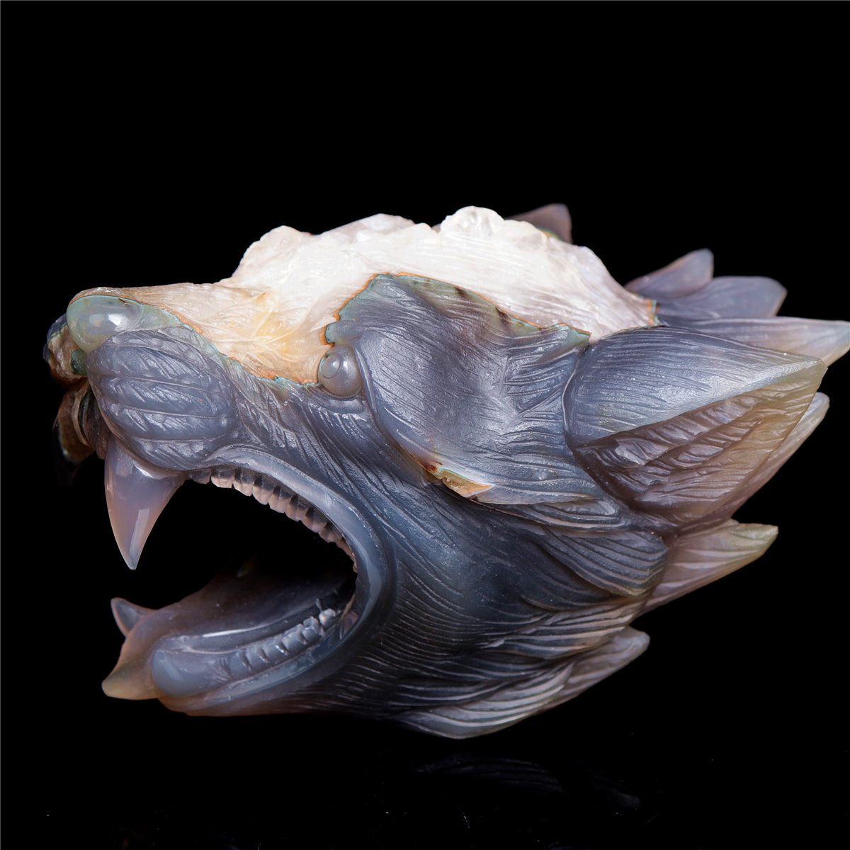 crystal wolf head