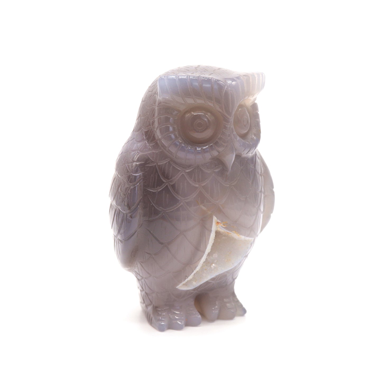 druzy agate owl