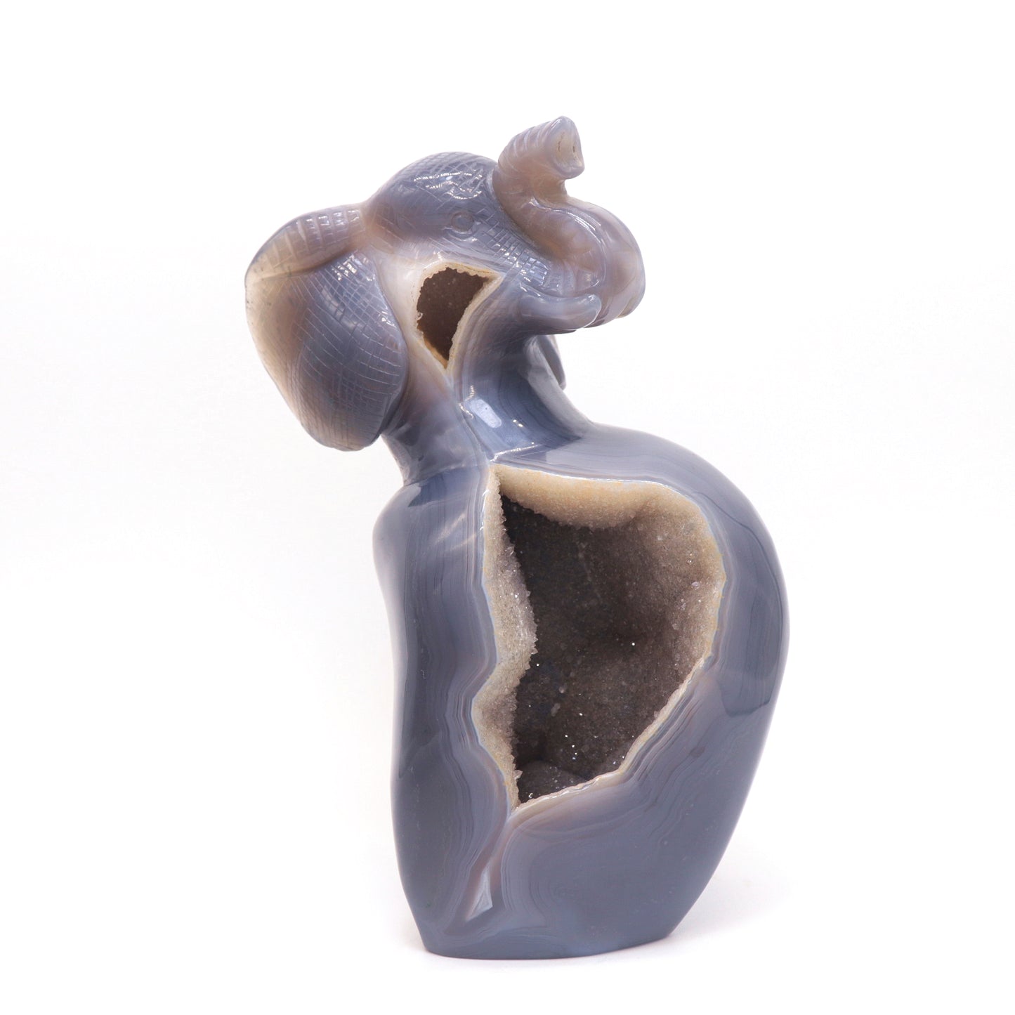 druzy agate elephant