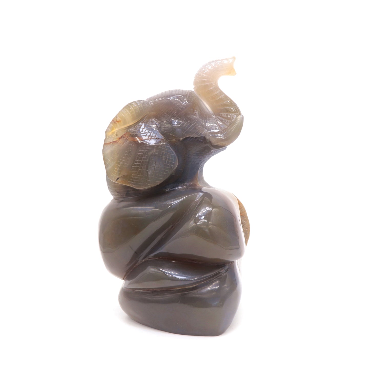 druzy agate elephant