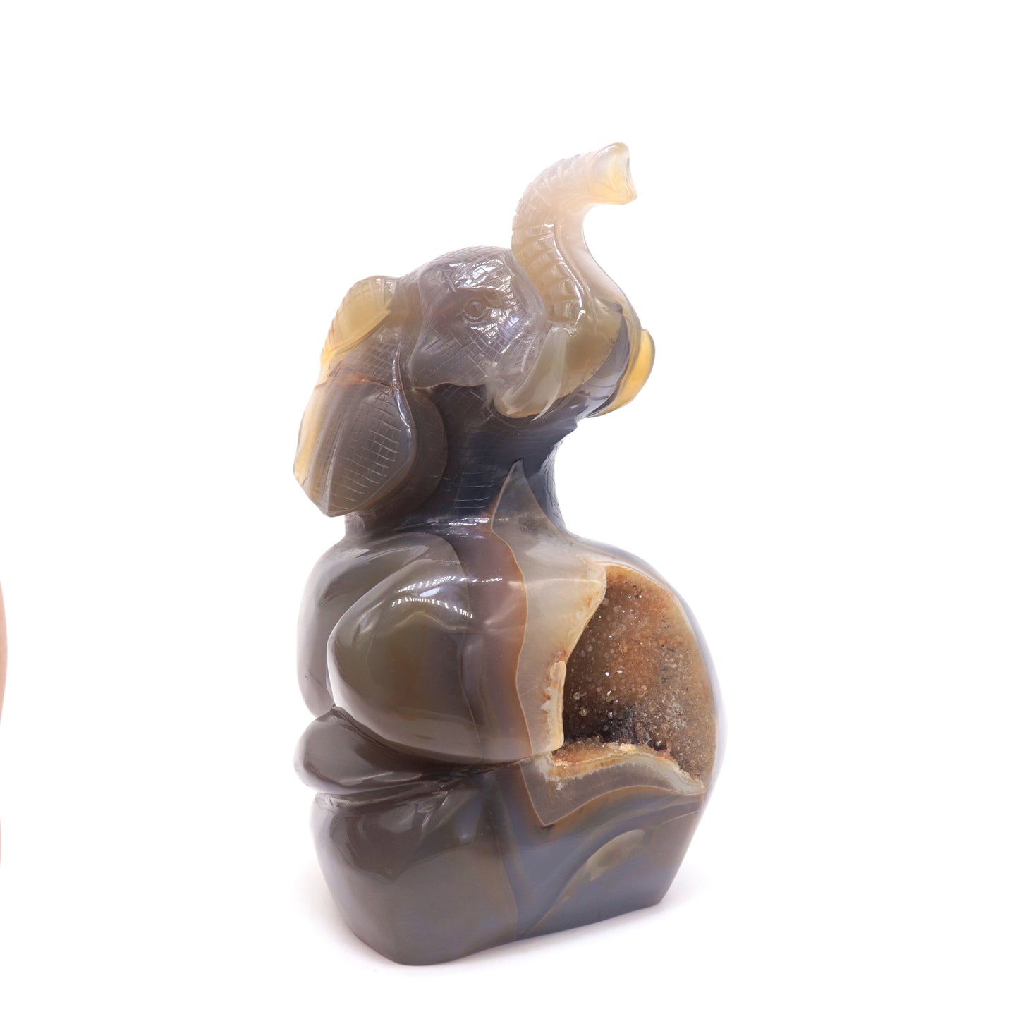crystal elephant figurine