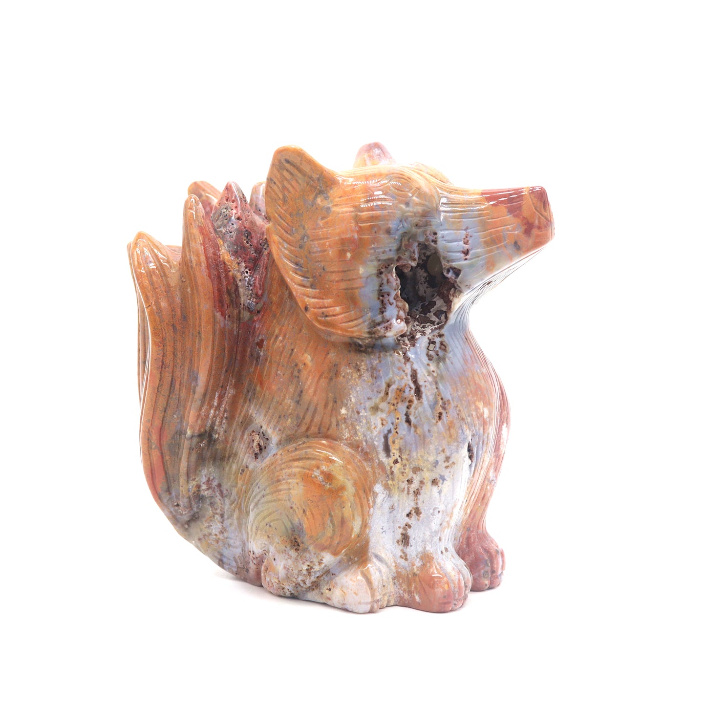 crystal fox sculpture