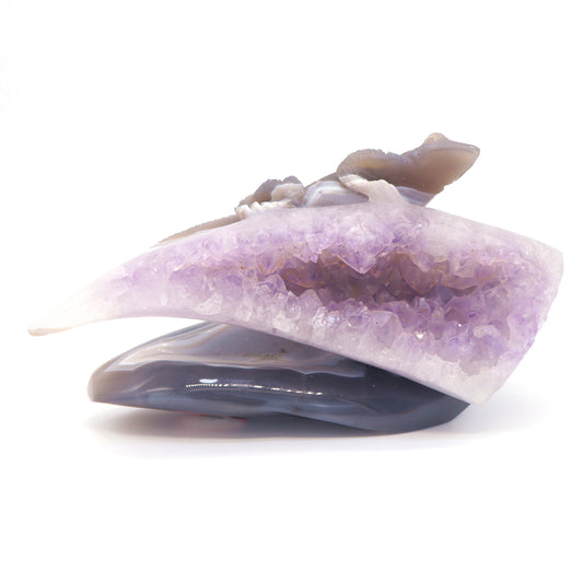 amethyst agate lizard