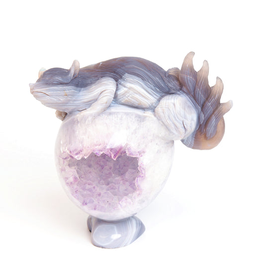 crystal fox Sculpture