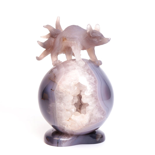 crystal fox Figurine