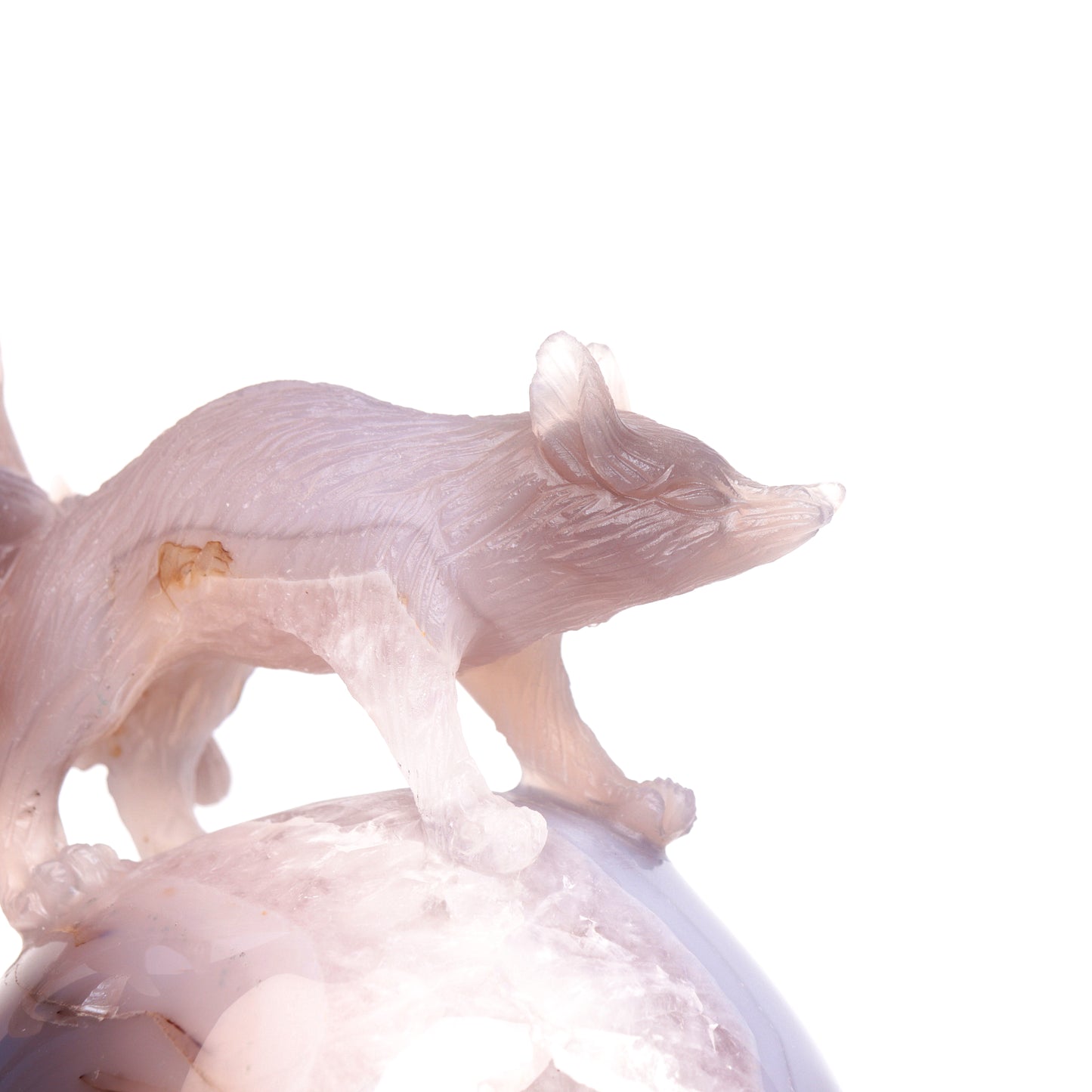 druzy agate fox