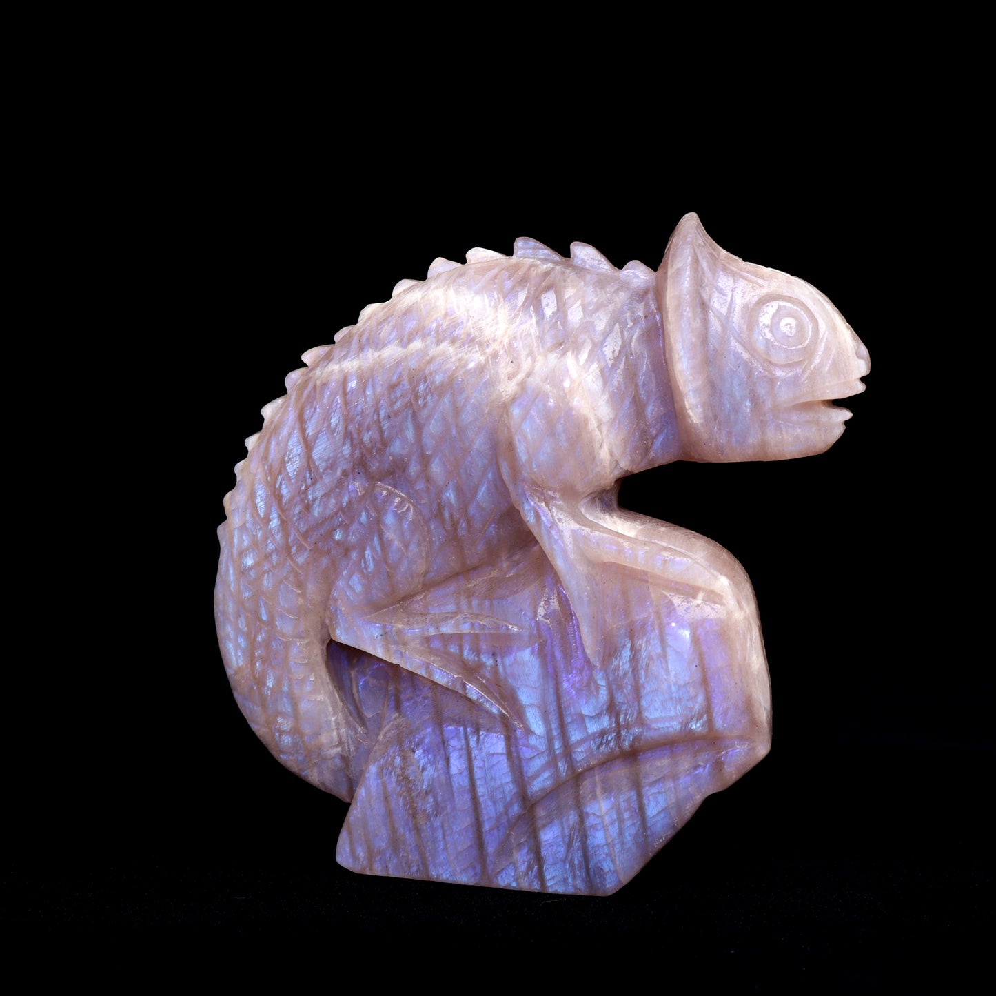 crystal Chameleon sculpture