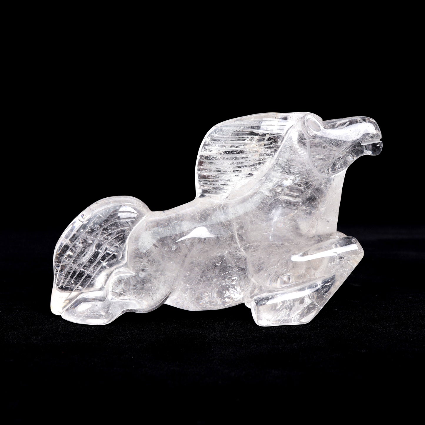 clean quartz horse