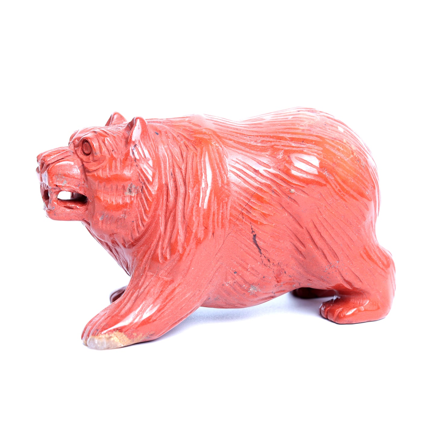 red japser crystal bear