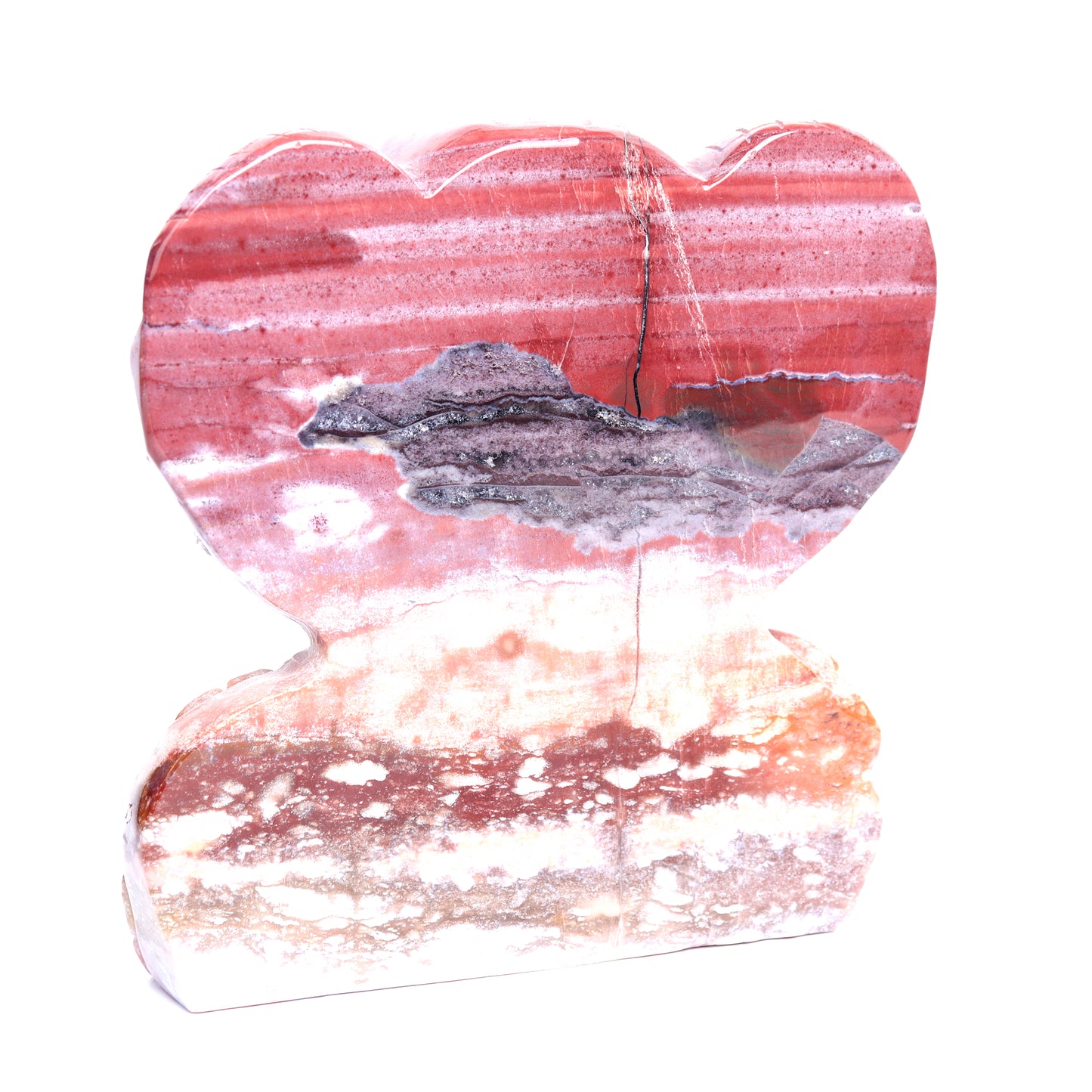 3.3lb Ocean Jasper Carved Elephant Sculpture Realistic Crystal Healing Quartz Decor