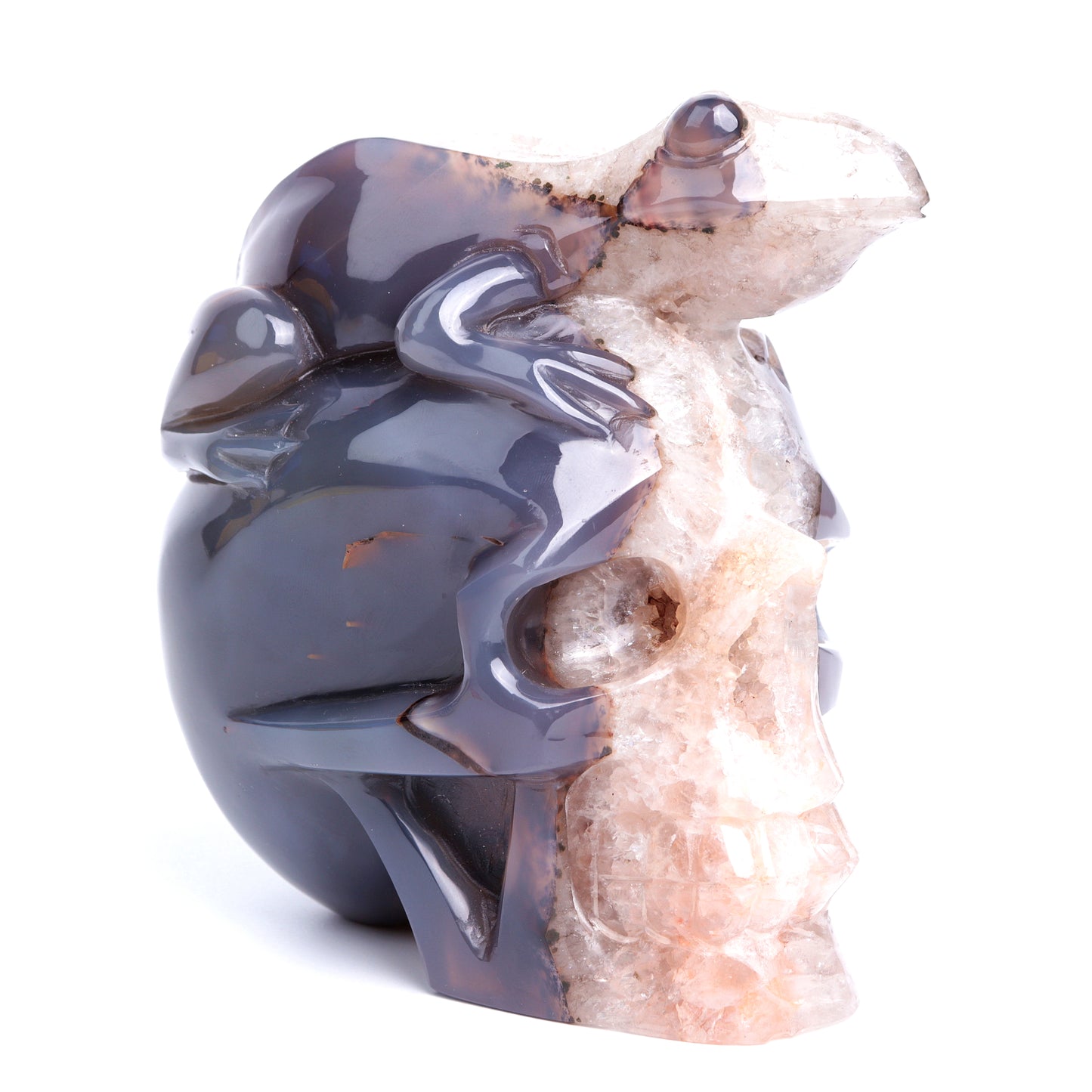 crystal skull sculpture