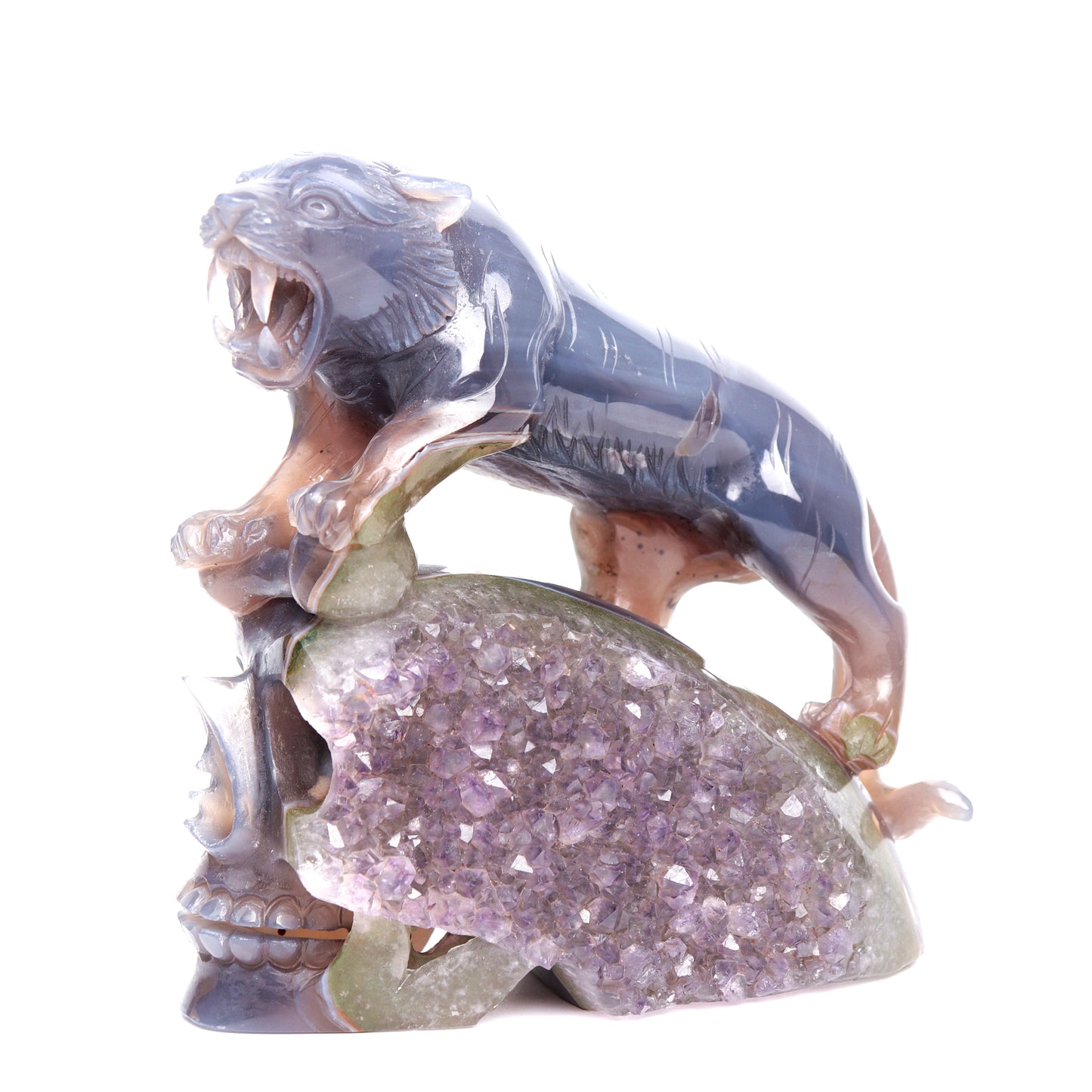amethyst agate skull