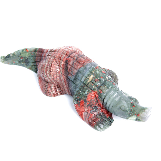 Crystal Alligator Sculpture