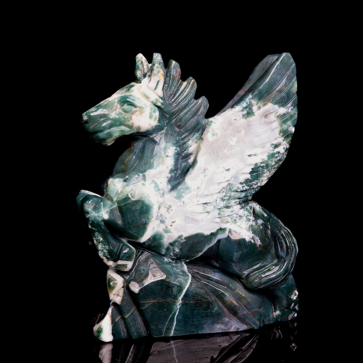 crystal unicorn sculpture