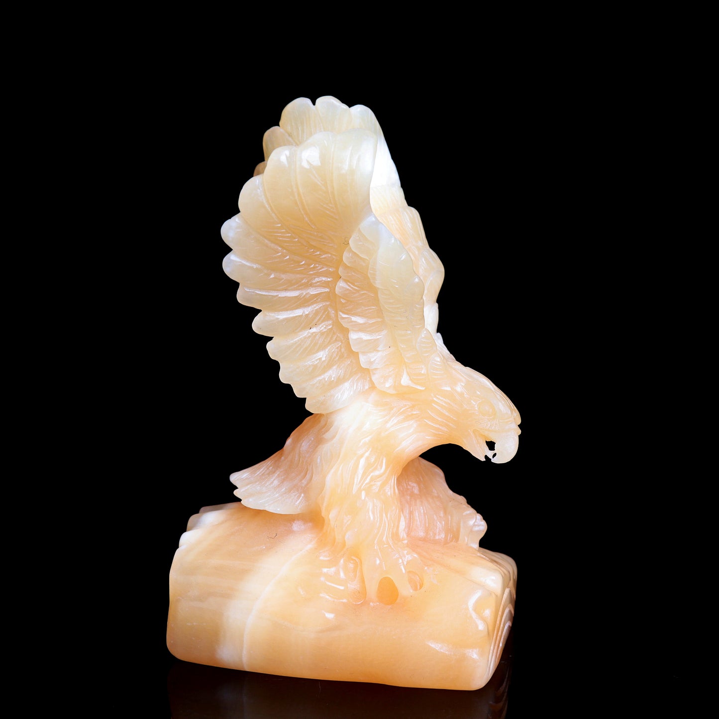 Yellow Calcite Eagle