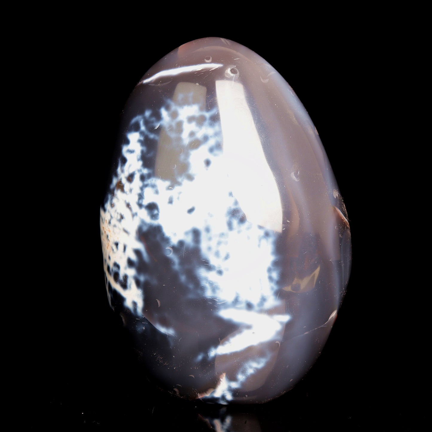 5.5" Natural Orca Agate Crystal Freeform Reiki Healing Tower