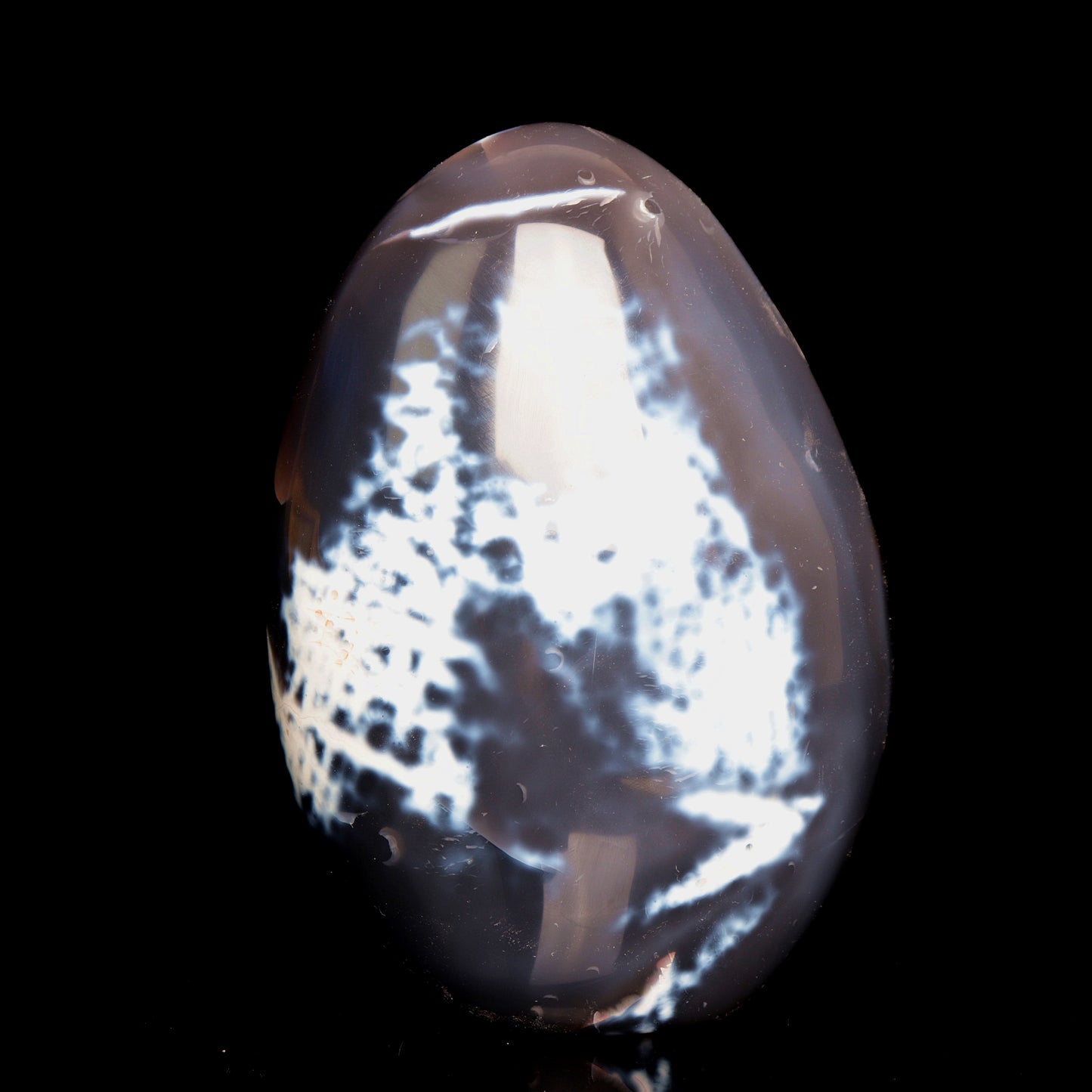 5.5" Natural Orca Agate Crystal Freeform Reiki Healing Tower