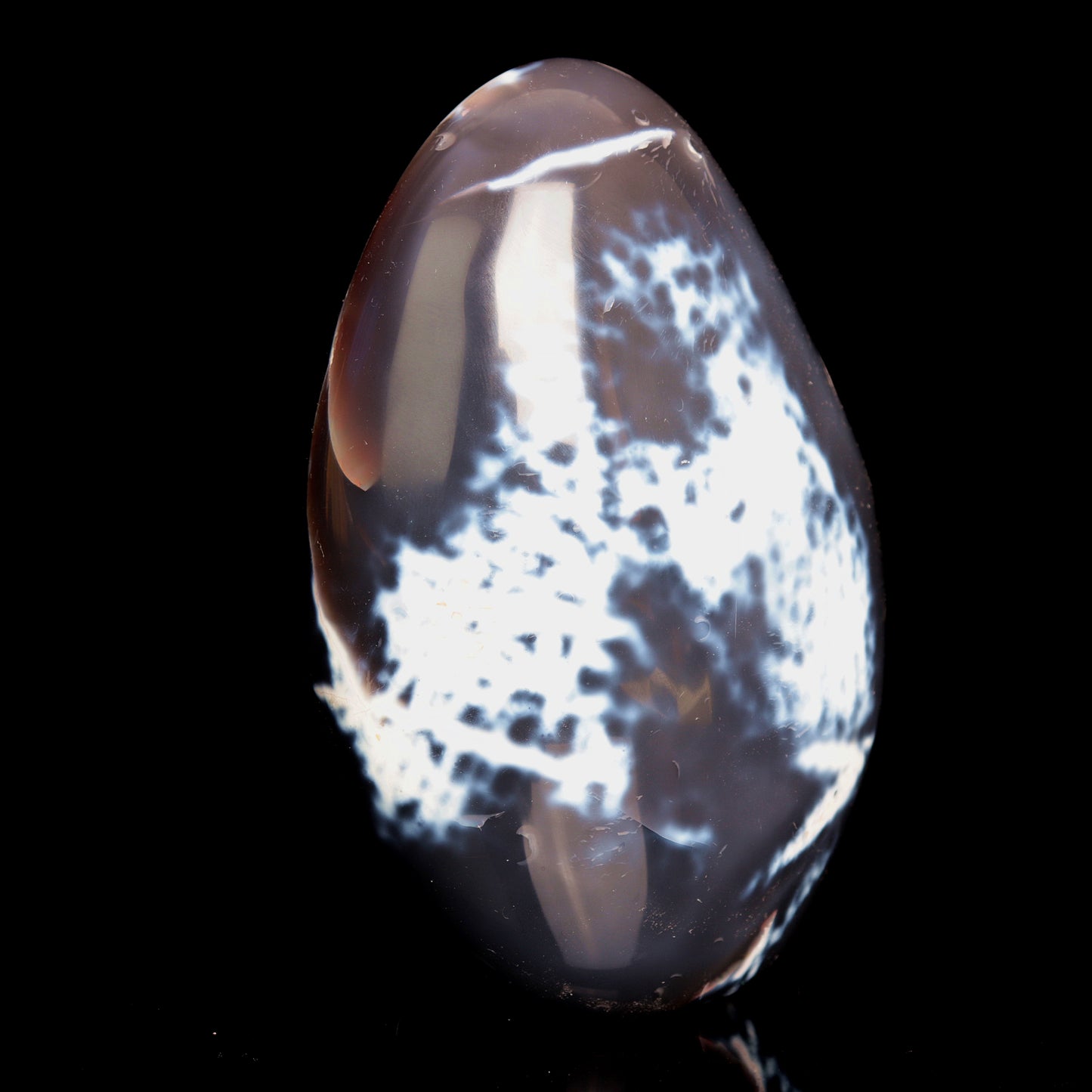 5.5" Natural Orca Agate Crystal Freeform Reiki Healing Tower