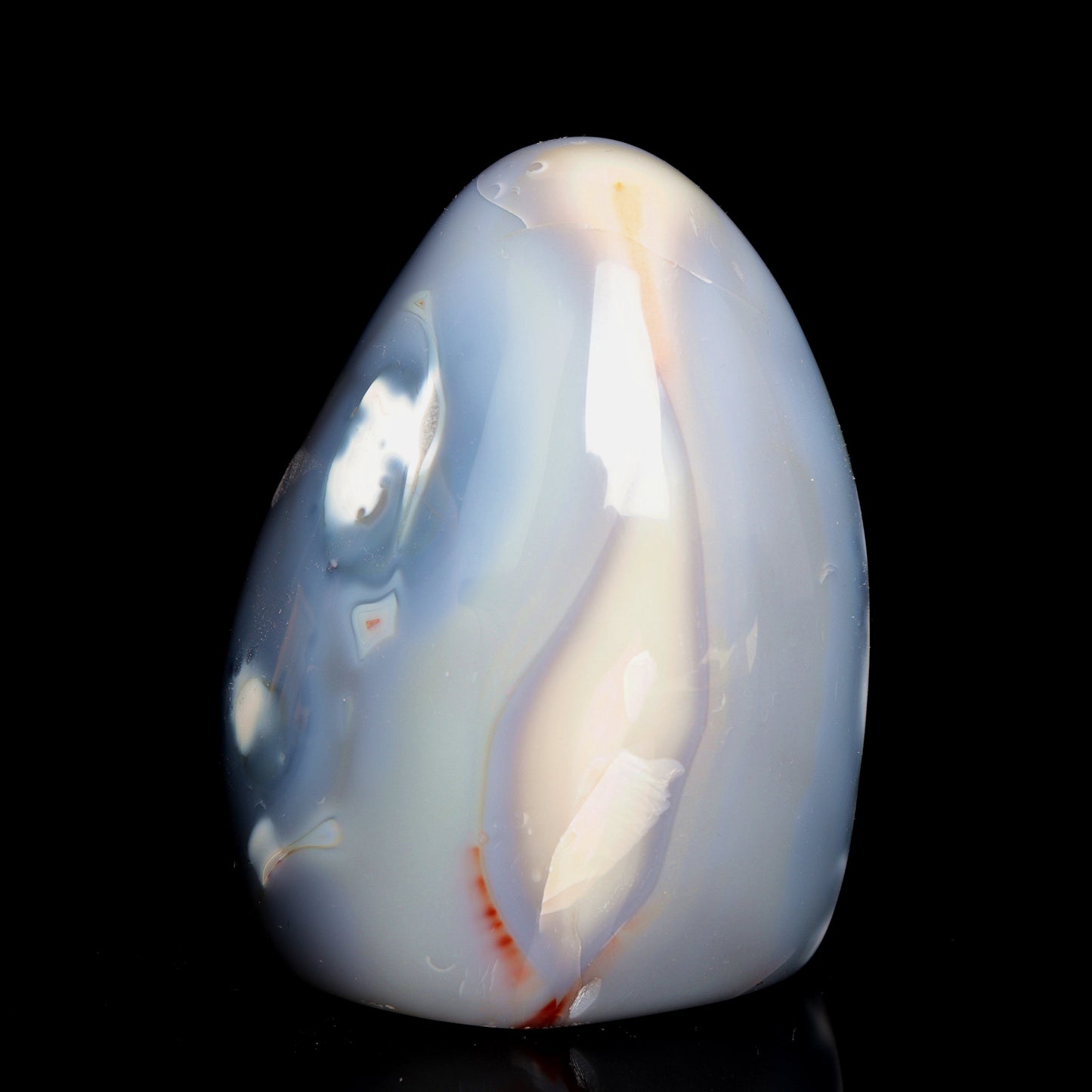 4.5" Natural Orca Agate Crystal Freeform Reiki Healing Tower