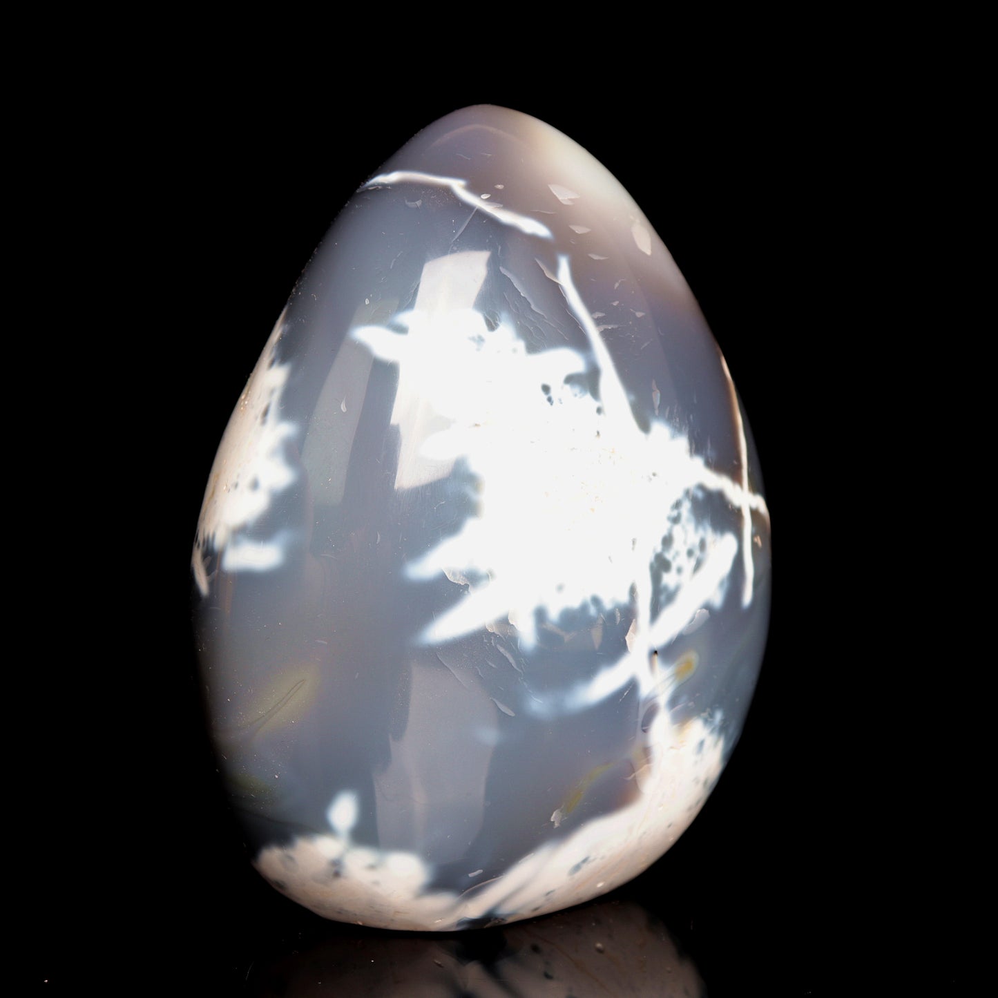 5" Natural Orca Agate Crystal Freeform Reiki Healing Tower