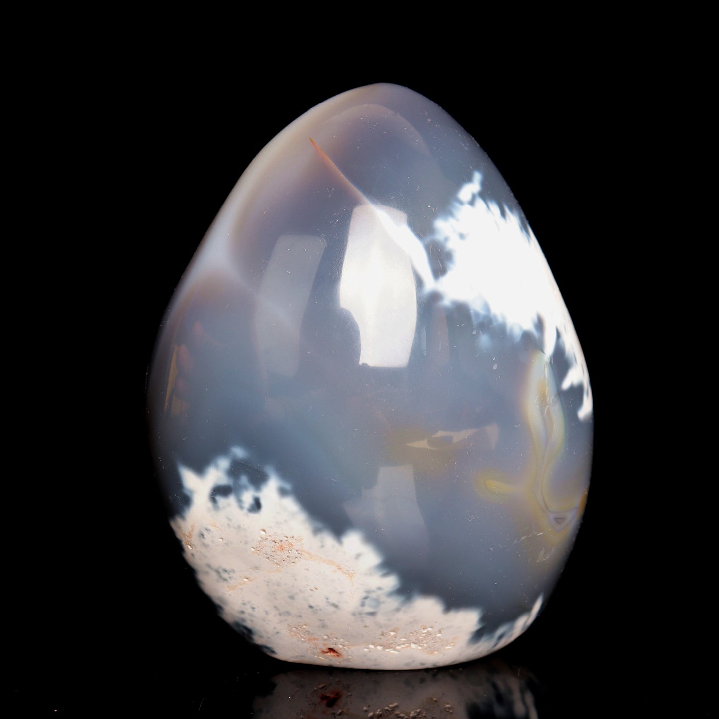 5" Natural Orca Agate Crystal Freeform Reiki Healing Tower