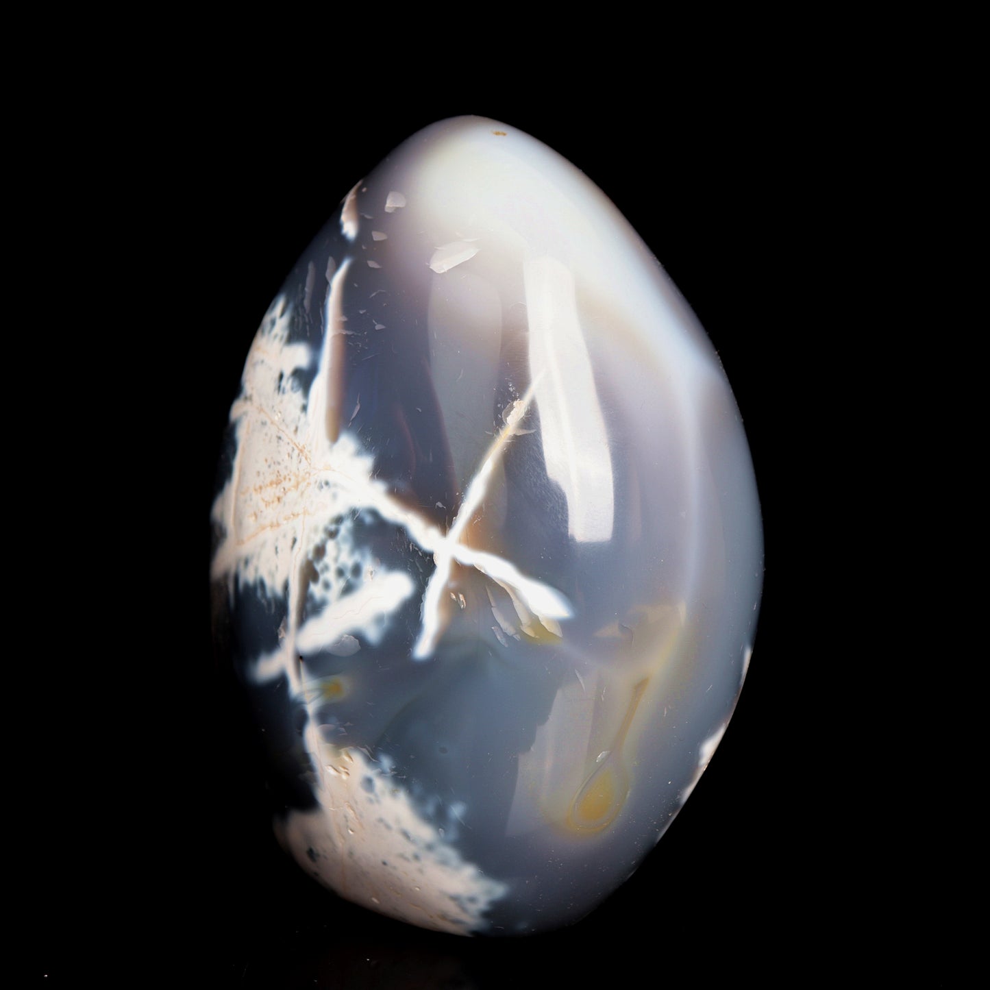 5" Natural Orca Agate Crystal Freeform Reiki Healing Tower
