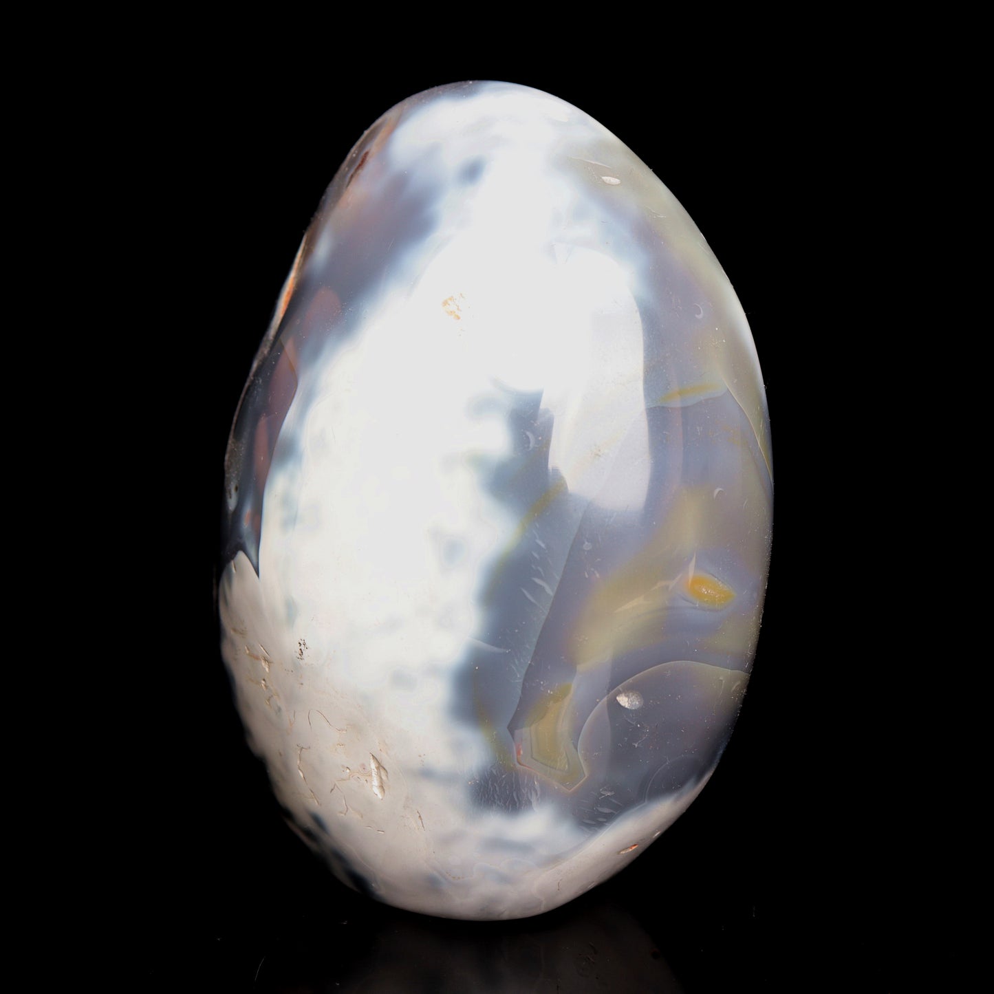 4" Natural Orca Agate Crystal Freeform Reiki Healing Tower