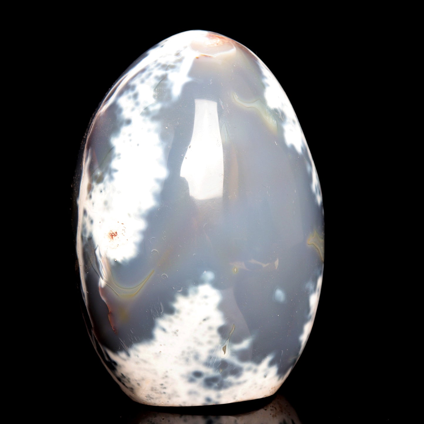 5" Natural Orca Agate Crystal Freeform Reiki Healing Tower