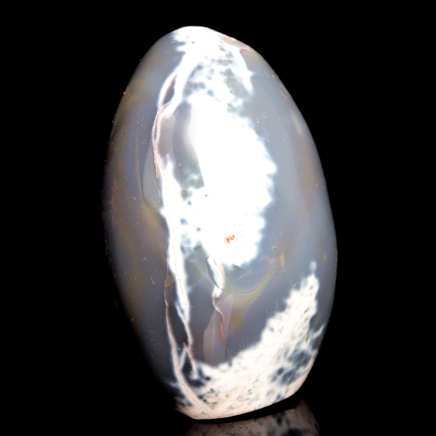 5" Natural Orca Agate Crystal Freeform Reiki Healing Tower