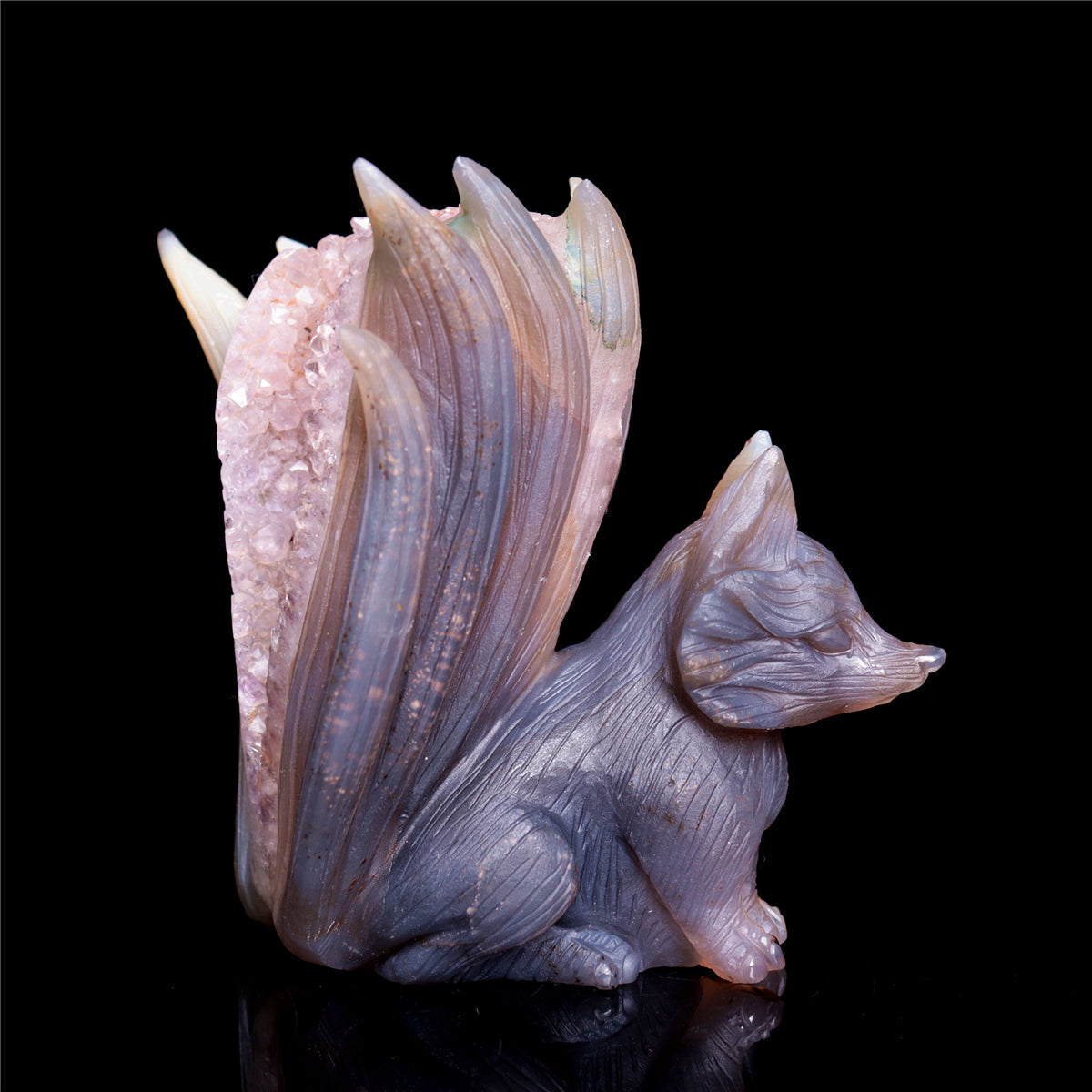 druzy nine tail fox