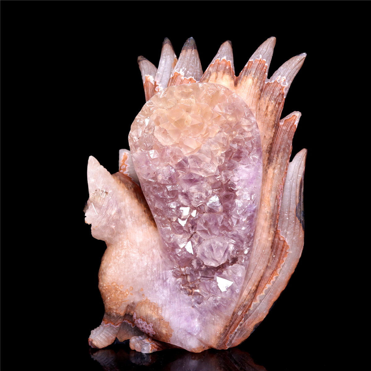 druzy nine tail fox