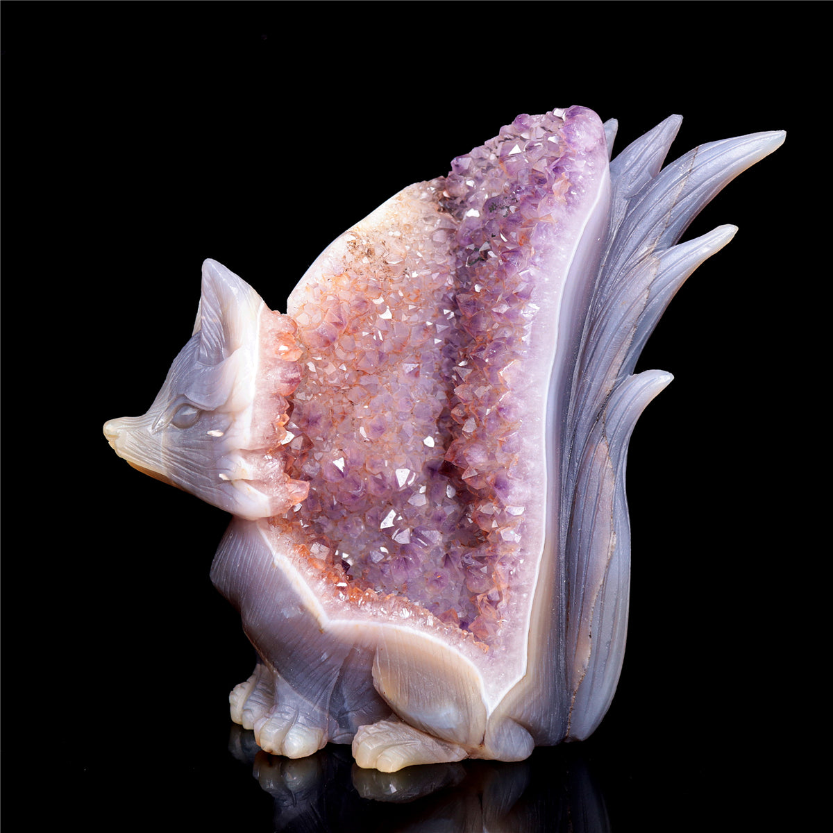 crystal fox figurine