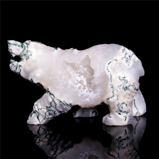 moss agate bear