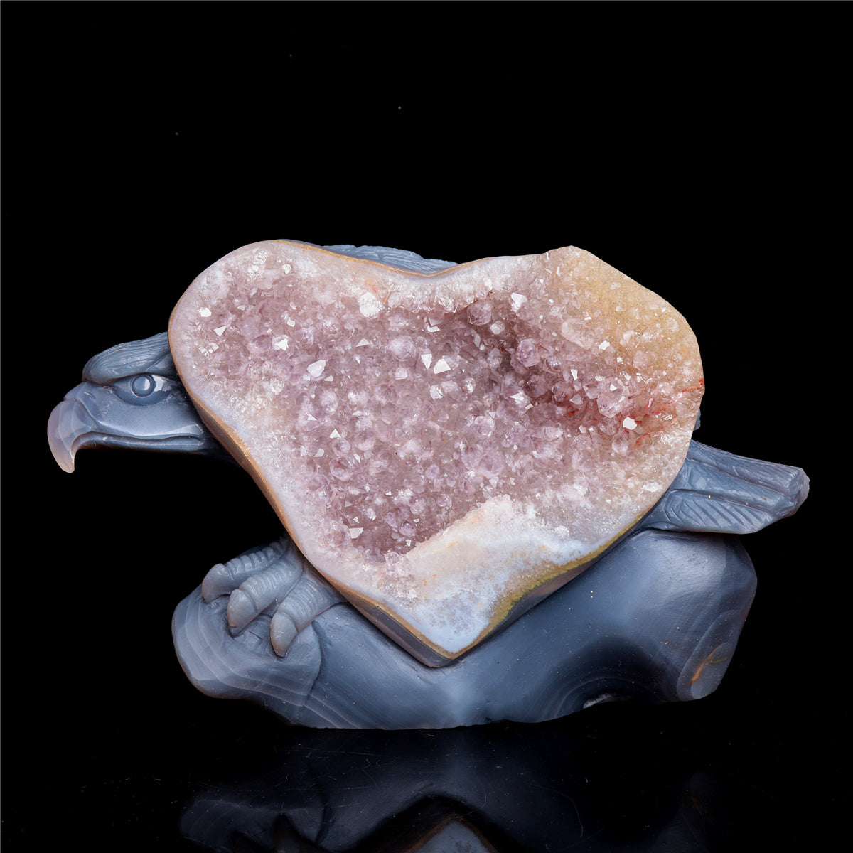 crystal eagle figurine