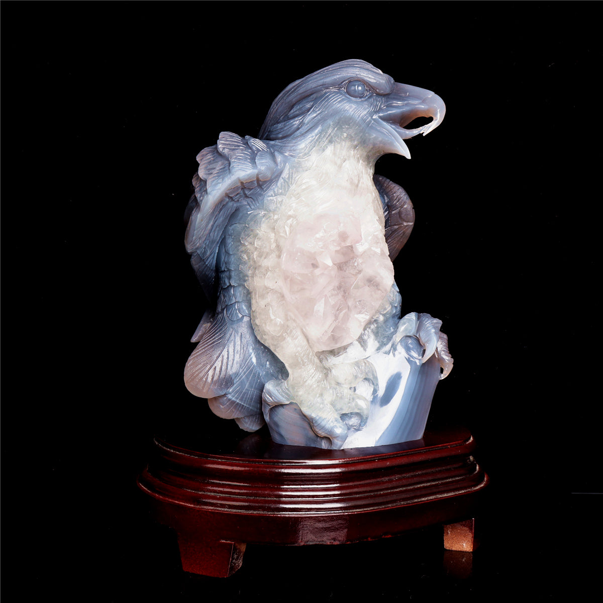 druzy agate eagle