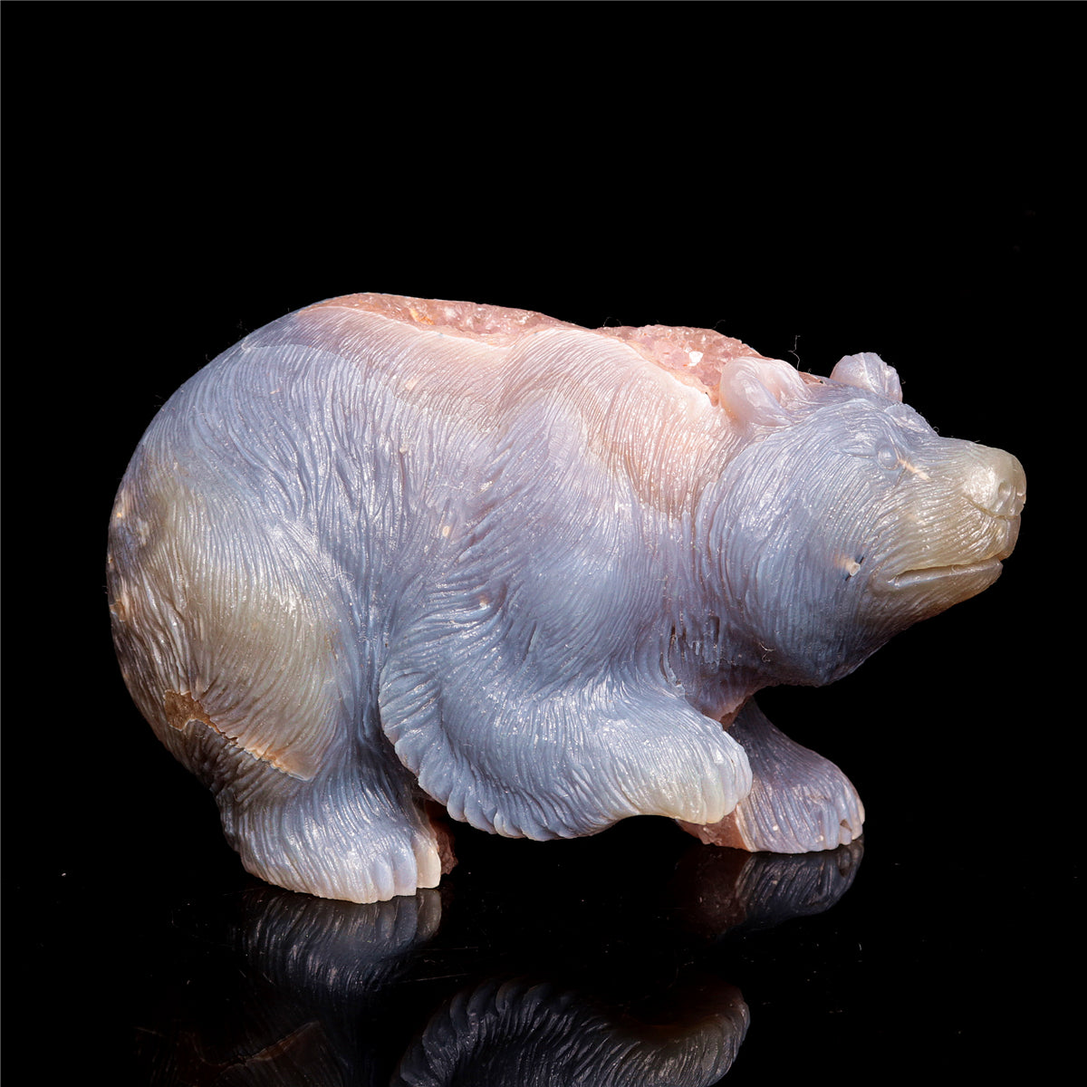 crystal bear figurine