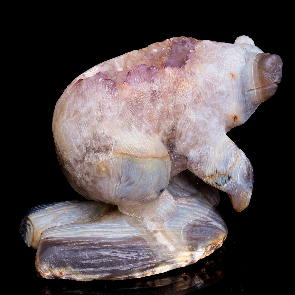 crystal bear figurine