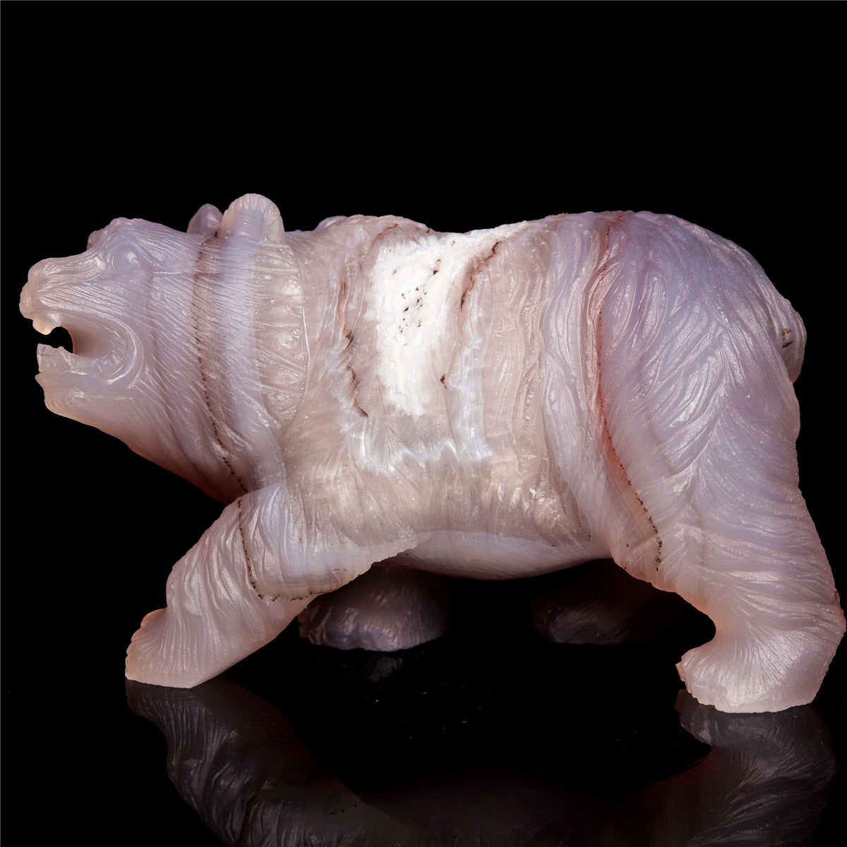 crystal bear figurine