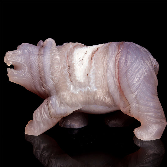 crystal bear figurine