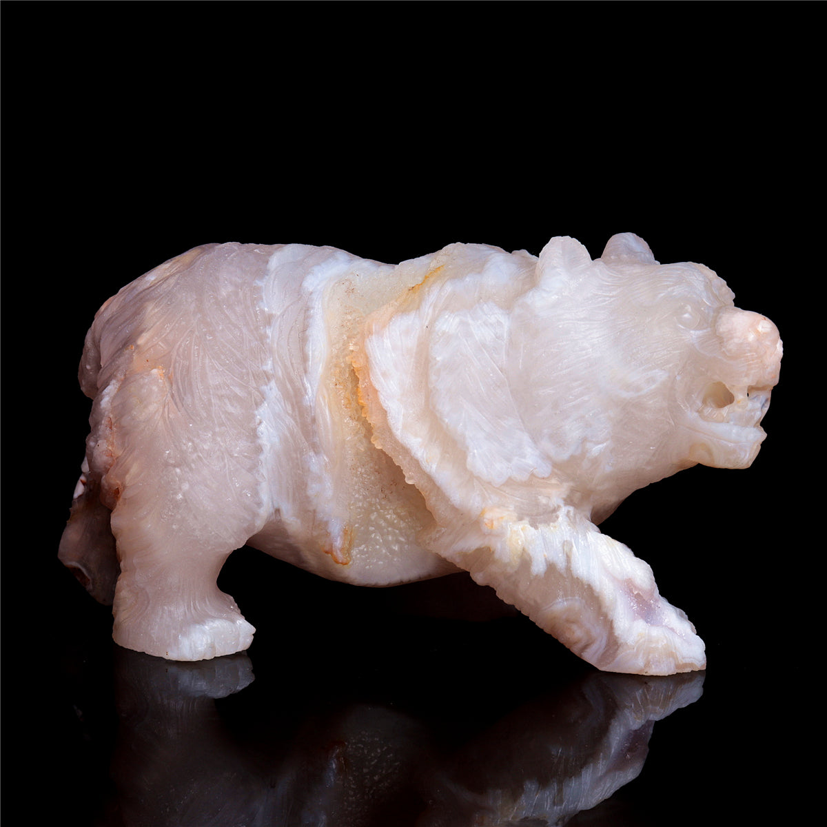 crystal bear figurine