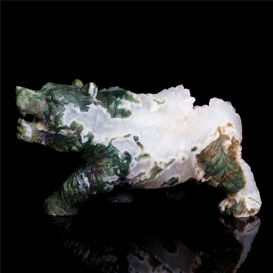 moss agate bear