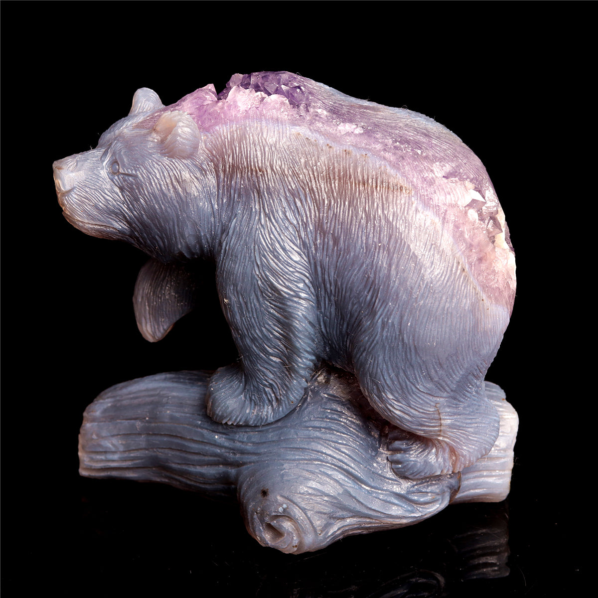 crystal bear figurine
