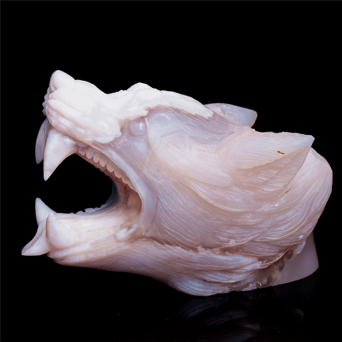 crystal wolf head