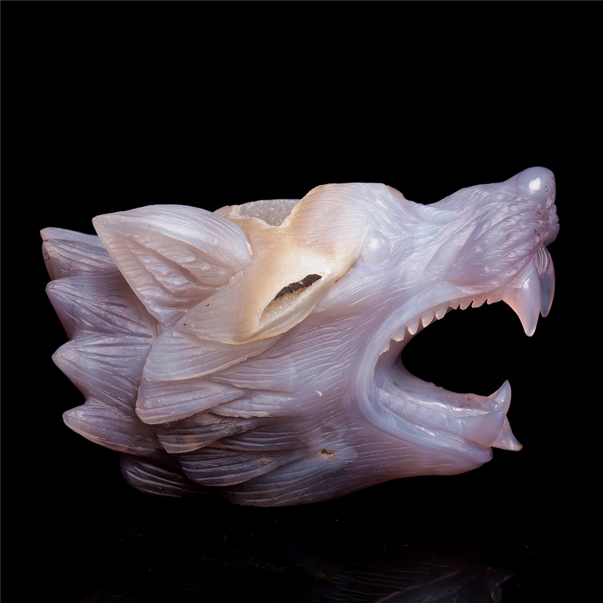 crystal wolf head