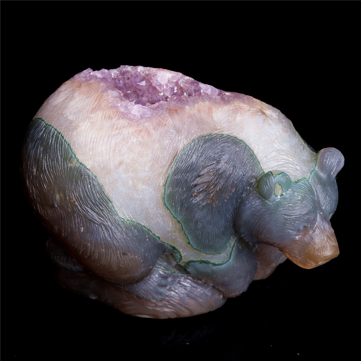 crystal bear figurine