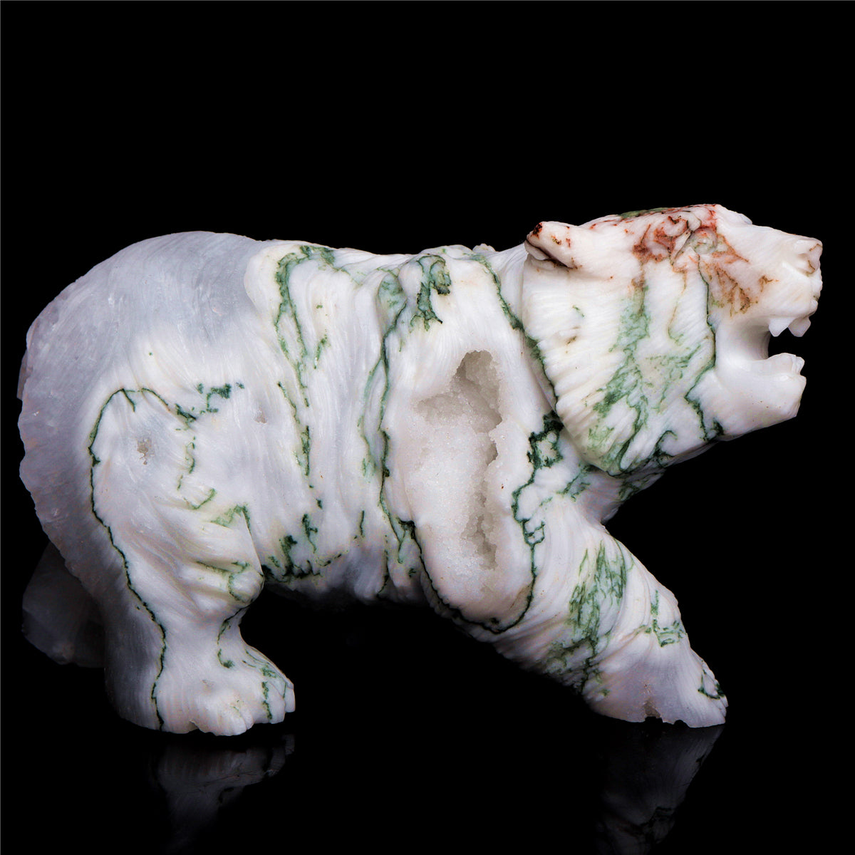 crystal bear figurine