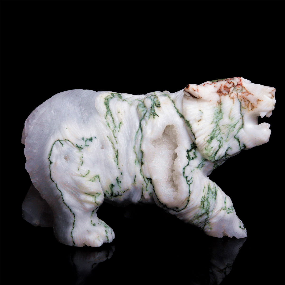 moss agate bear
