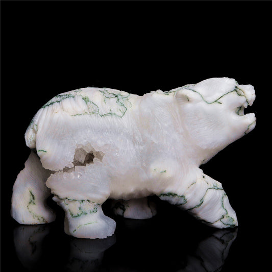moss agate bear