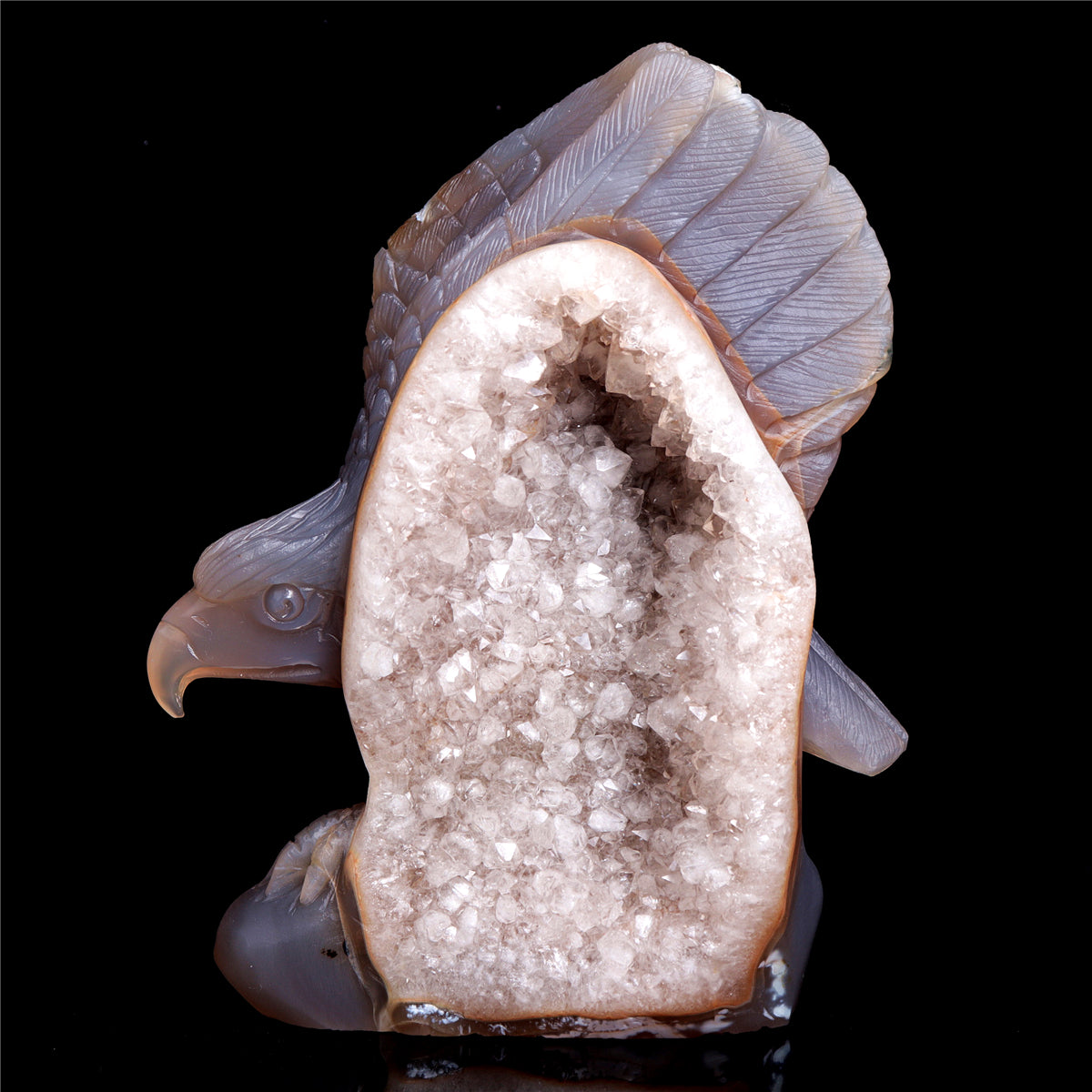 druzy agate eagle